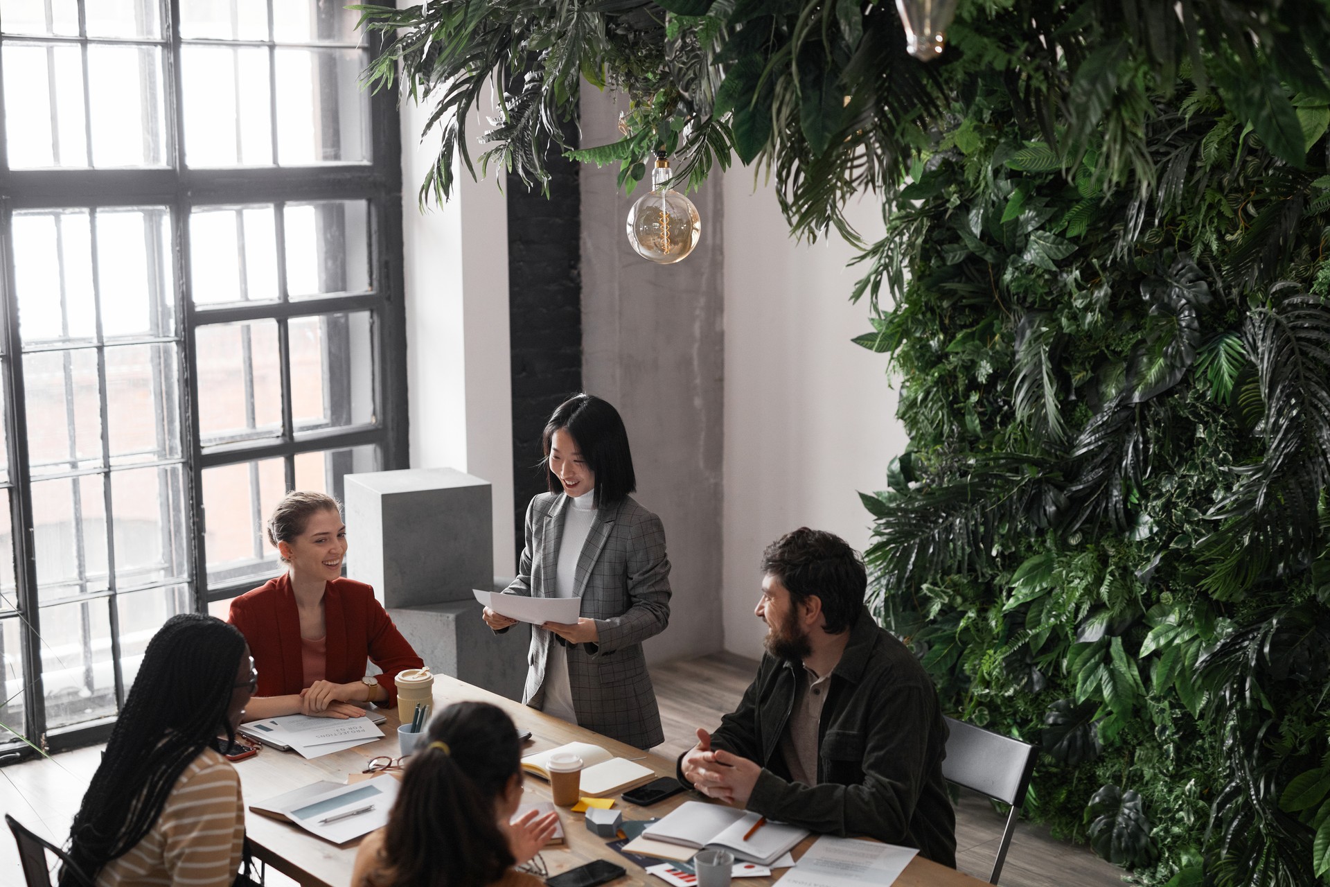 Diverse Business Team in Coworking